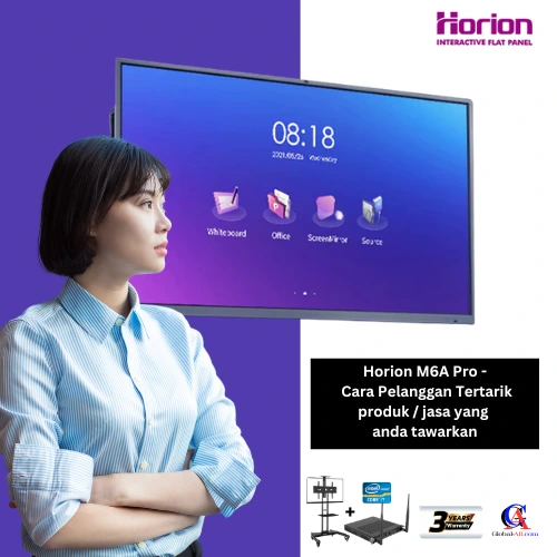 Horion M6A Pro 98 inch + Bracket stand + OPS Windows i7
