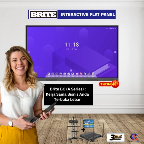 IFP Brite BC75A + Bracket stand + OPS Windows i5