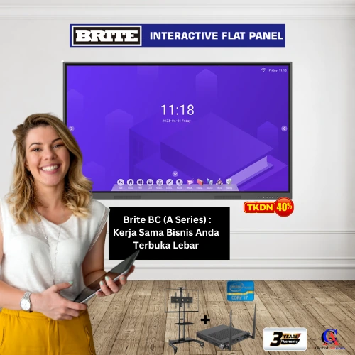 IFP Brite BC75A + Bracket stand + OPS Windows i7