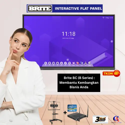 IFP Brite BC75B + Bracket stand + OPS Windows i5