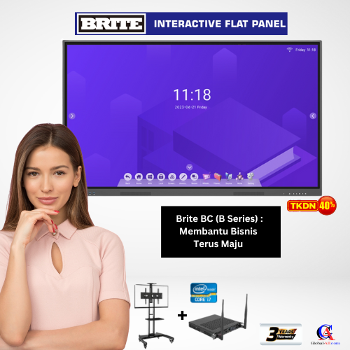 IFP Brite BC86B + Bracket stand + OPS Windows i7