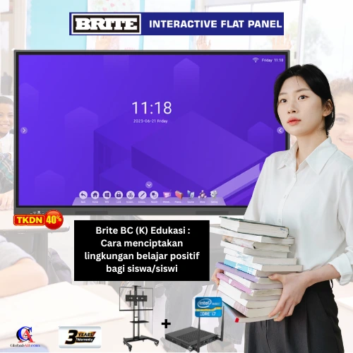 IFP Brite BC65K + Bracket Stand + OPS Windows i7