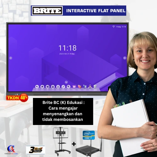 IFP Brite BC75K + Bracket stand + OPS WIndows i7