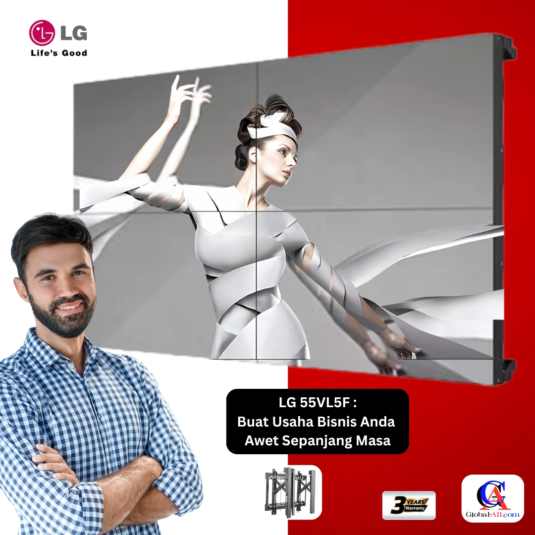 LG 55VL5F + Bracket Front Access