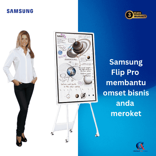 samsung flip pro wm55b + barcket stand