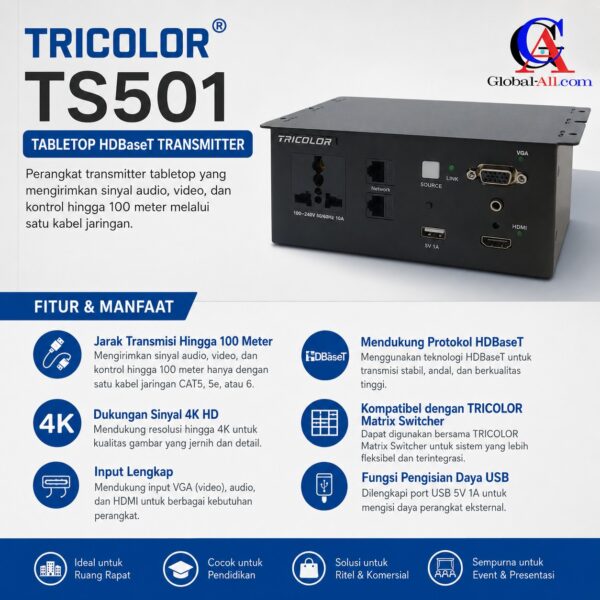 Tricolor TS 501 - Table Top Tricolor TS 501 Tabletop
