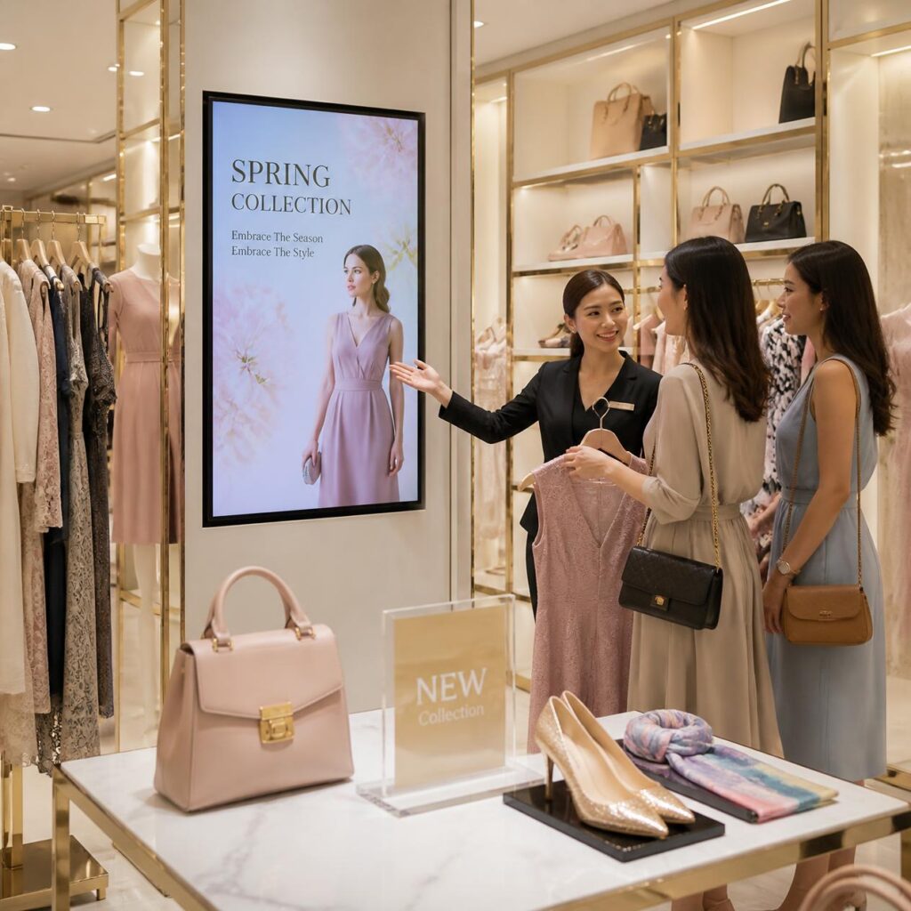 Digital Signage Samsung Fashion Store