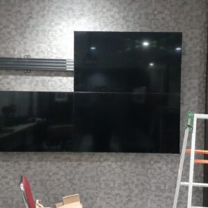 Pemasangan video wall ke tembok 1